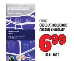 Marches Tau CHOCOLAT BIOLOGIQUE CAMINO offer