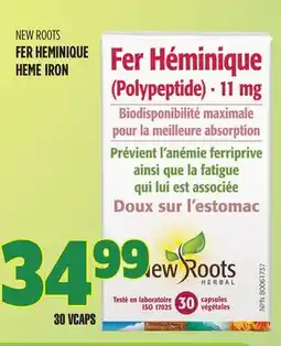 Marches Tau NEW ROOTS FER HÉMINIQUE HEME IRON offer