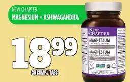 Marches Tau NEW CHAPTER MAGNESIUM + ASHWAGANDHA offer