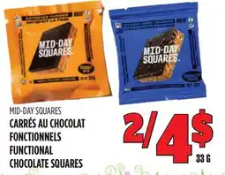 Marches Tau MID-DAY SQUARES CARRÉS AU CHOCOLAT FONCTIONNELS offer