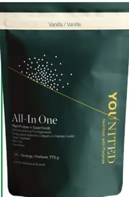 Marches Tau YOUNITED NUTRITION ALL IN ONE PLANT PROTEIN + SUPERFOODS offer