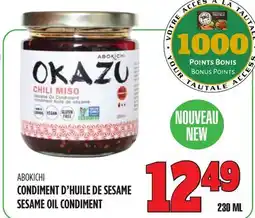 Marches Tau ABOKICHI CONDIMENT D'HUILE DE SESAME offer