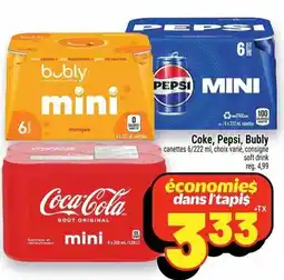 Metro Coke, Pepsi, Bubly offer