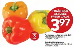 Giant Tiger Rainbow peppers offer