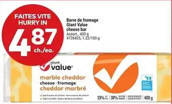 Giant Tiger Giant value cheese bar offer