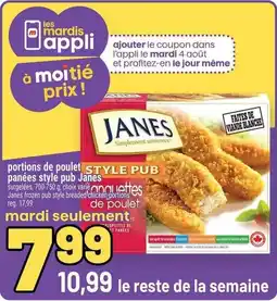 Metro Portions de poulet panées style pub Janes offer
