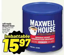Metro Café moulu maxwell house offer