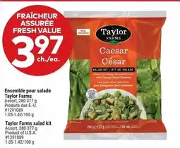 Giant Tiger Taylor Farms salad kit offer