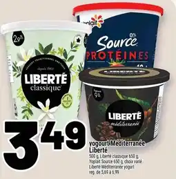 Metro Yogourt méditerranée liberté offer