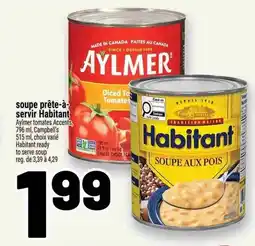 Metro Soupe prête-à- servir habitant offer