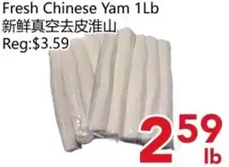 Yours Food Mart Fresh Chinese Yam 1Lb offer