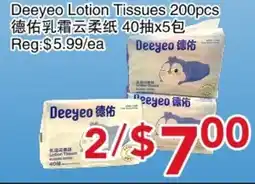 Yours Food Mart Deeyeo Lotion Tissues offer