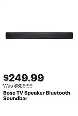Best Buy Bose TV Speaker Bluetooth Soundbar offer