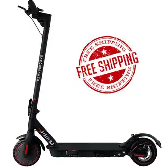 Walmart Gyrocopters- Flash 3.0 Portable Electric Scooter with rear suspension - 8.5 wheels, 36V-7.5Ah Big Lithium Ion Battery, Speeds offer