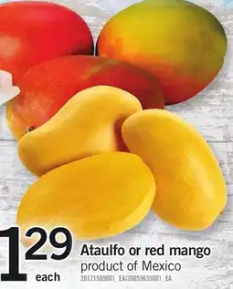 Loblaws Ataulfo or red mango offer