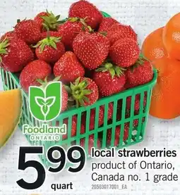 Loblaws Local Strawberries offer