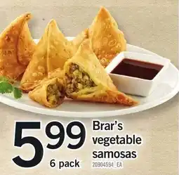 Loblaws Brar's vegetable samosas offer