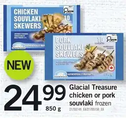 Loblaws Glacial Treasure chicken or pork souvlaki frozen offer