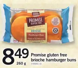 Loblaws Promise gluten free brioche hamburger buns offer