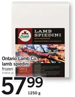 Loblaws Ontario Lamb Co. lamb spiedini frozen offer