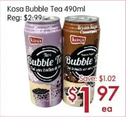 Sunny Food Mart Kosa Bubble Tea offer