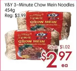 Sunny Food Mart Y&Y 3-Minute Chow Mein Noodles offer