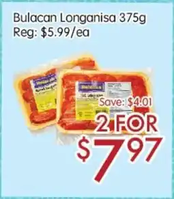Sunny Food Mart Bulacan Longanisa offer
