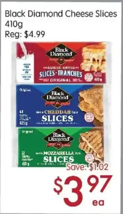 Sunny Food Mart Black Diamond Cheese Slices offer