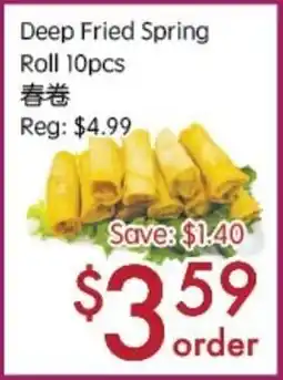 Sunny Food Mart Deep Fried Spring offer