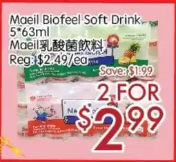 Sunny Food Mart Maeil Biofeel Soft Drink offer