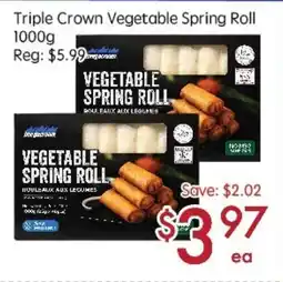 Sunny Food Mart Triple Crown Vegetable Spring Roll offer