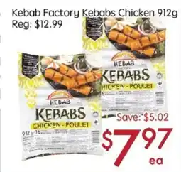 Sunny Food Mart Kebab Factory Kebabs Chicken offer