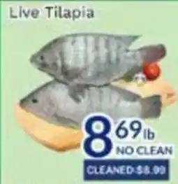 Oceans Fresh Food Market Live Tilapia offer