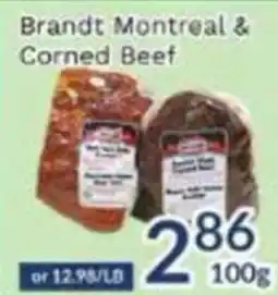 Oceans Fresh Food Market Brandt Montreal & Corned Beef offer