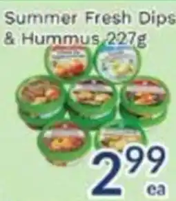 Oceans Fresh Food Market Summer Fresh Dips & Hummus offer