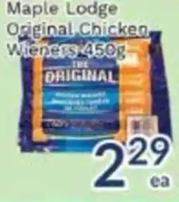 Oceans Fresh Food Market Maple Lodge Original Chicken Wieners offer