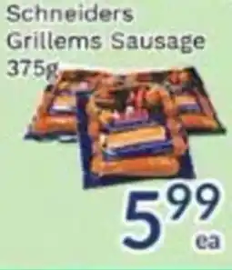 Oceans Fresh Food Market Schneiders Grillems Sausage offer
