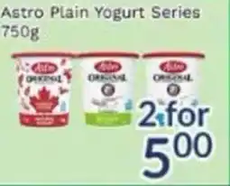 Oceans Fresh Food Market Astro Plain Yogurt Series offer