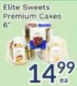 Oceans Fresh Food Market Elite Sweets Premium Cakes 6" offer