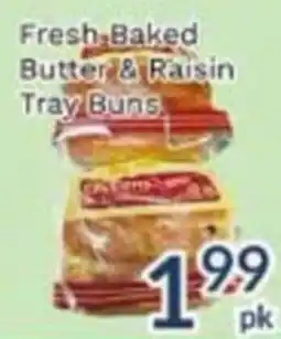 Oceans Fresh Food Market Fresh Baked Butter & Raisin Tray Buns offer