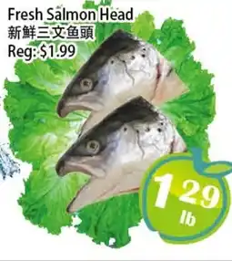 Food Depot Supermarket Fresh salmon head offer