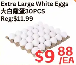 Farm Fresh Supermarket Extra large white eggs offer