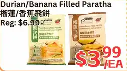 Farm Fresh Supermarket Durian banana filled paratha offer