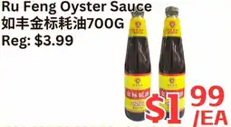 Farm Fresh Supermarket Ru Feng Oyster Sauce offer