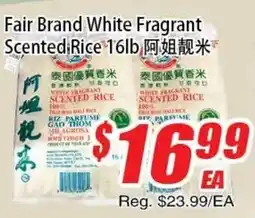 WinCo Food Mart Fair Brand White Fragrant Scented Rice offer