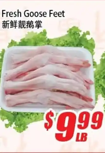 WinCo Food Mart Fresh goose feet offer