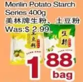 First Choice Supermarket Merilin Potato Starch Series offer