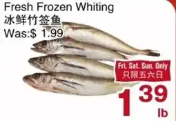 First Choice Supermarket Fresh Frozen Whiting offer