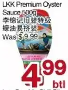First Choice Supermarket LKK Premium Oyster Sauce offer
