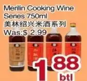 First Choice Supermarket Merilin Cooking Wine Series offer